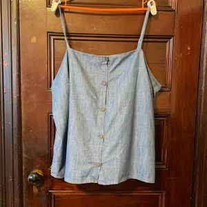 Plus Size Button Down Cami